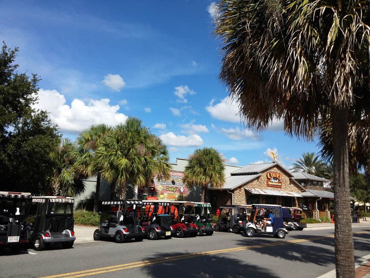 Golf carts in The Villages